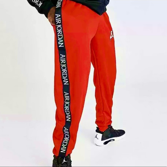 Nike Air Jordan Jumpman Tricot Red Jogger Men XXL - Picture 5 of 15